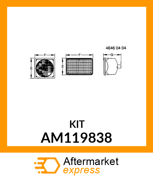 HEADLIGHT (HOMOLOGATED) AM119838