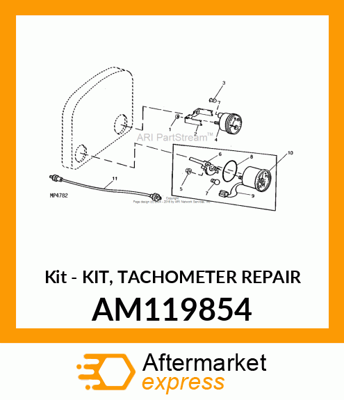 Kit - KIT, TACHOMETER REPAIR AM119854