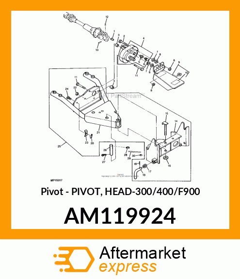 Pivot - PIVOT, HEAD-300/400/F900 AM119924