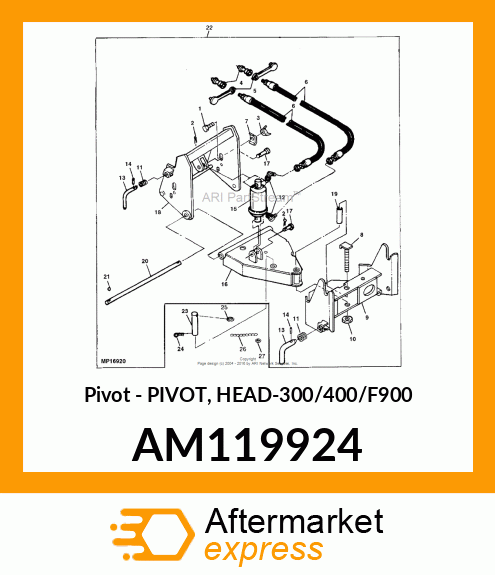 Pivot - PIVOT, HEAD-300/400/F900 AM119924