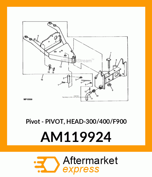 Pivot - PIVOT, HEAD-300/400/F900 AM119924