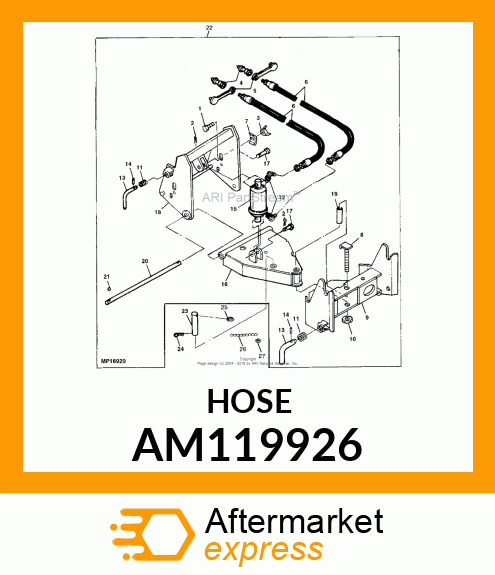 HOSE, ASSY AM119926