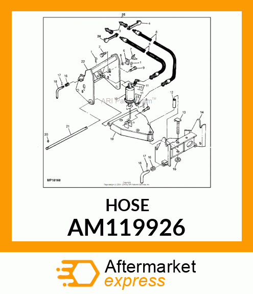 HOSE, ASSY AM119926