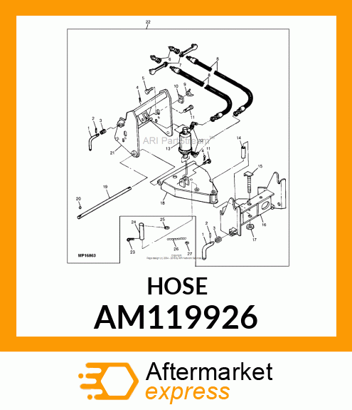 HOSE, ASSY AM119926