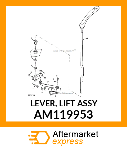 LEVER, LIFT ASSY AM119953