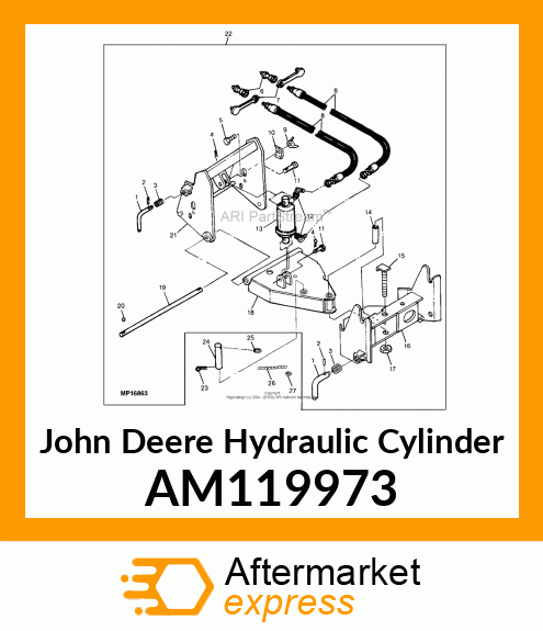 CYLINDER, HYD. AM119973