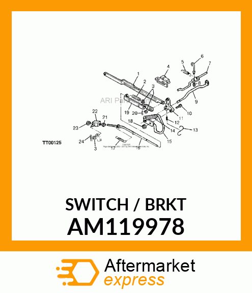 SWITCH, SWITCH, ASSY NEUTRAL RETURN AM119978