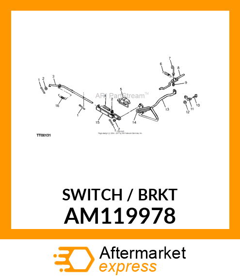 SWITCH, SWITCH, ASSY NEUTRAL RETURN AM119978