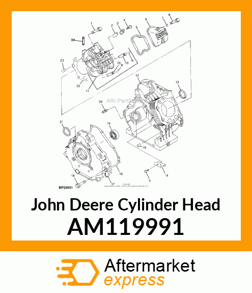 HEAD, CYLINDER AM119991