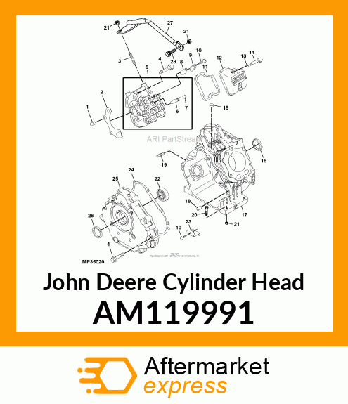 HEAD, CYLINDER AM119991