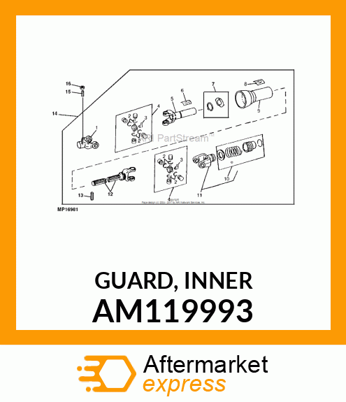 GUARD, INNER AM119993