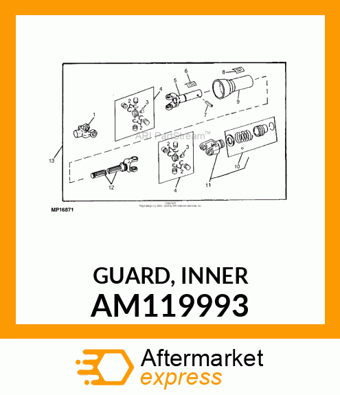 GUARD, INNER AM119993