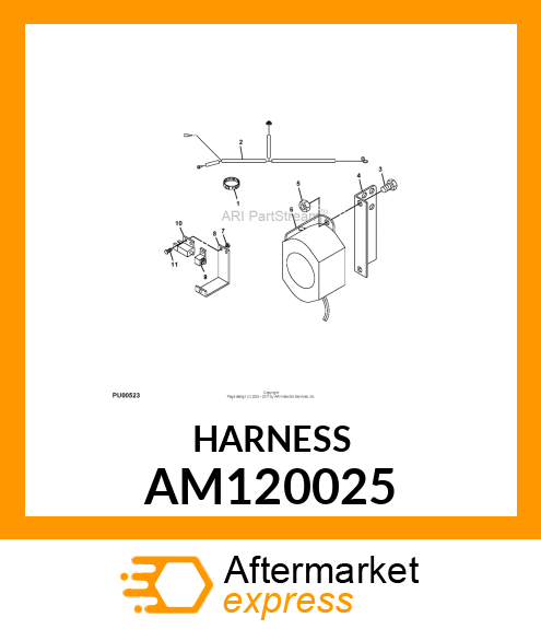 HARNESS, WIRING AM120025