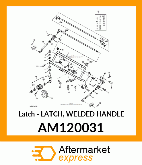 Latch AM120031