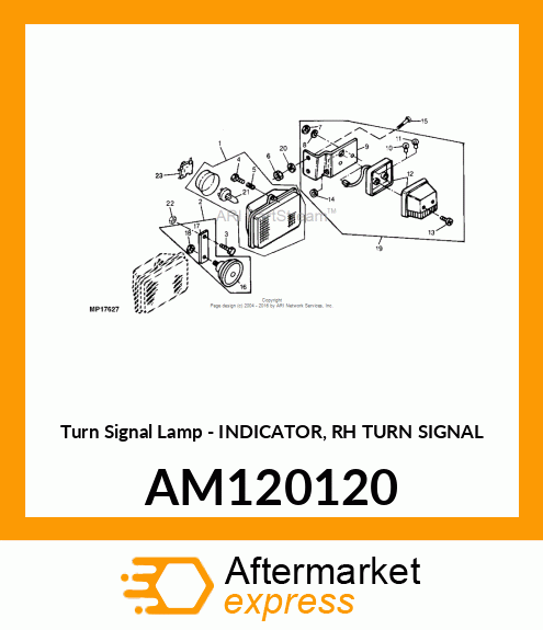 Turn Signal Lamp AM120120