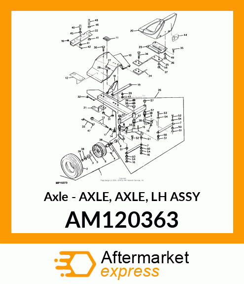 Axle AM120363