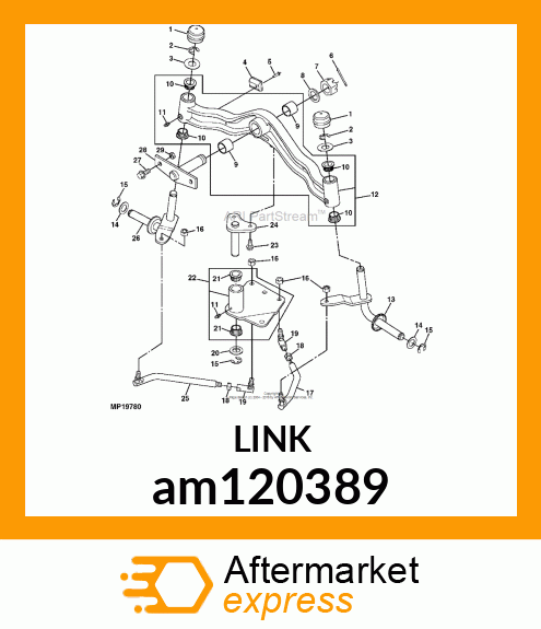 ROD, LH FRONT TIE ASSY am120389