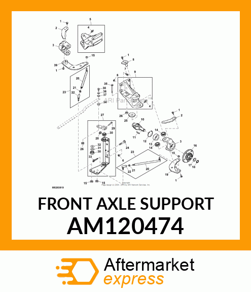 Front Axle Support AM120474