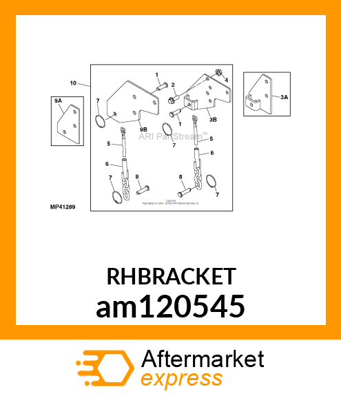 BRACKET, HEIGHT LATCH LH am120545