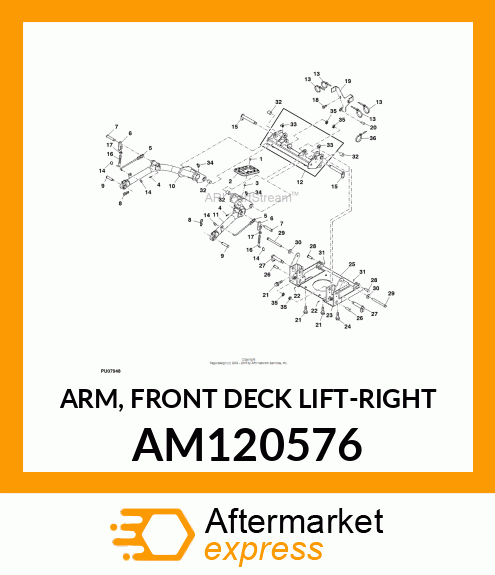 ARM, FRONT DECK LIFT AM120576