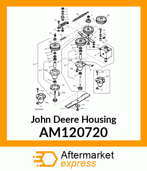 HOUSING, SPINDLE ASSY. AM120720