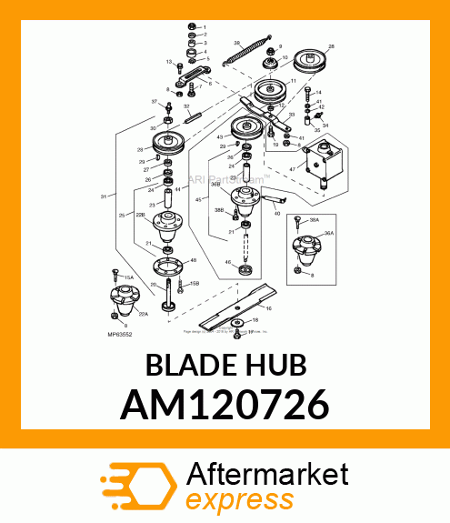HOUSING, SPINDLE ASSY AM120726