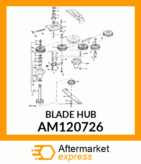 HOUSING, SPINDLE ASSY AM120726