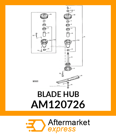 HOUSING, SPINDLE ASSY AM120726