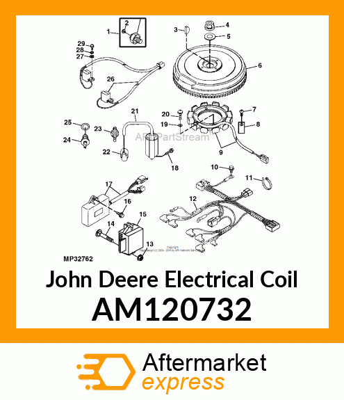 COIL, IGNITION AM120732