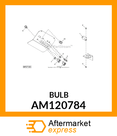 LIGHT, INDICATOR (GREEN) AM120784