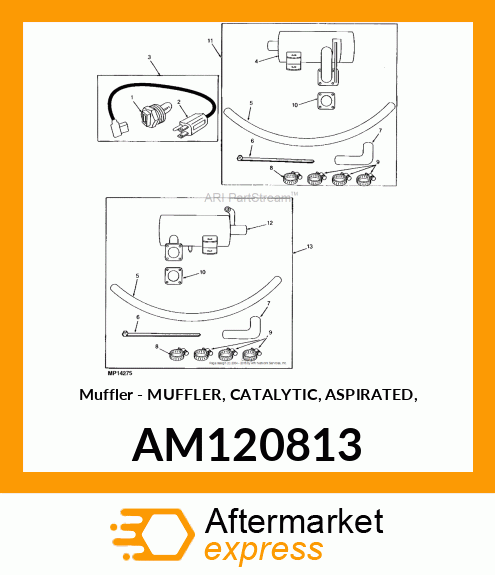 Muffler AM120813