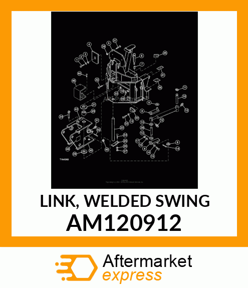 LINK, WELDED SWING AM120912
