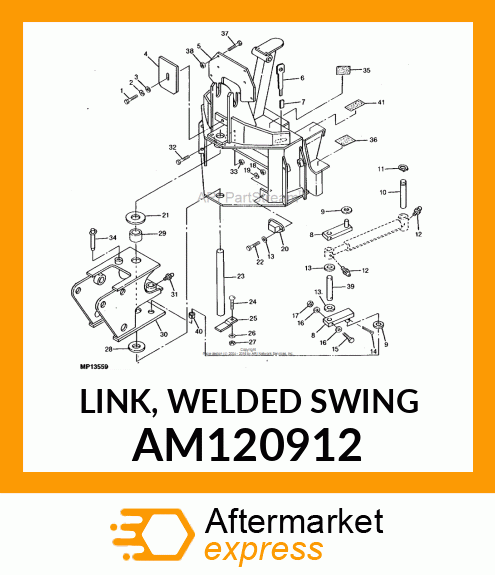 LINK, WELDED SWING AM120912