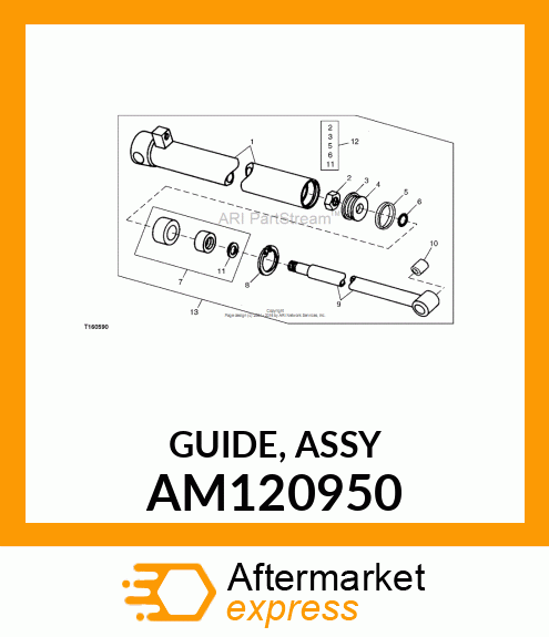GUIDE, ASSY AM120950
