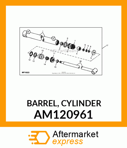 BARREL, CYLINDER AM120961