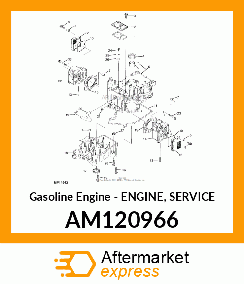 Gasoline Engine - ENGINE, SERVICE AM120966