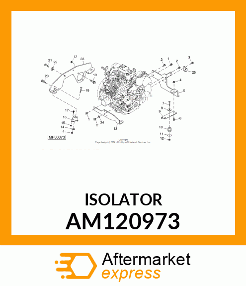 ISOLATOR, ENGINE AM120973