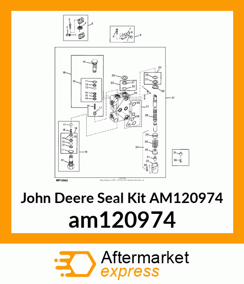 SEAL KIT, KIT, SEAL am120974