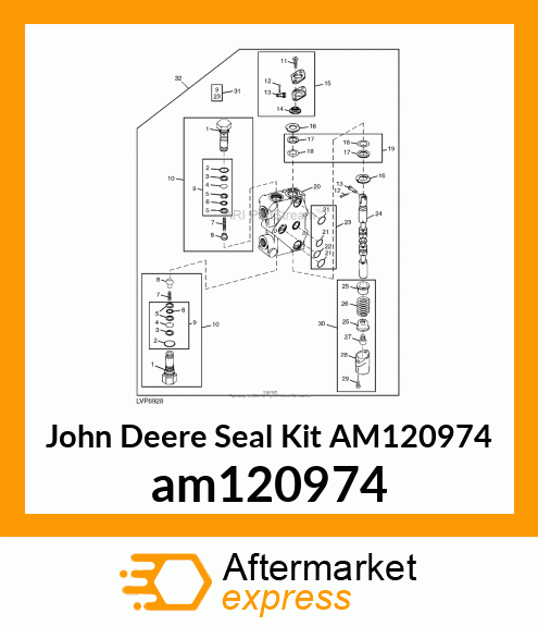 SEAL KIT, KIT, SEAL am120974