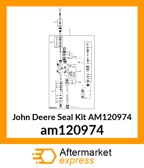 SEAL KIT, KIT, SEAL am120974