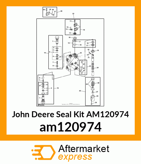 SEAL KIT, KIT, SEAL am120974