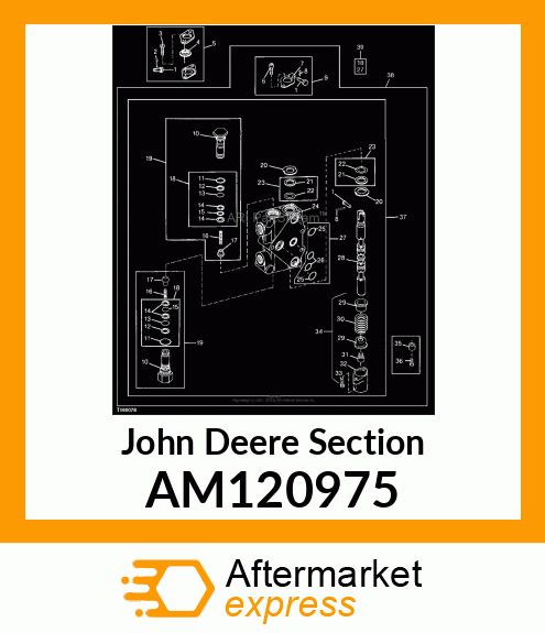 SECTION, CONTROL VALVE AM120975