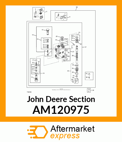 SECTION, CONTROL VALVE AM120975