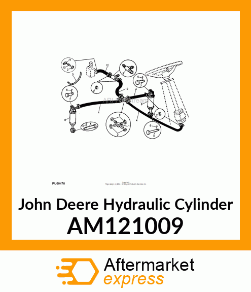 CYLINDER, HYD. LIFT AM121009