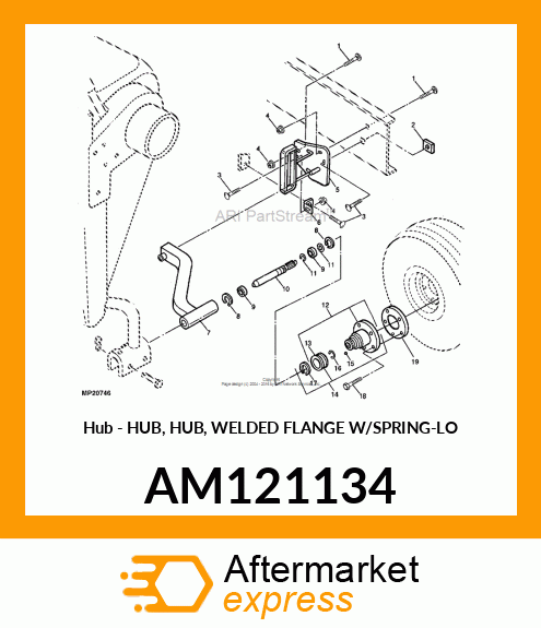 Hub AM121134