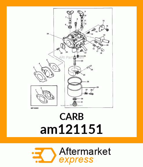 CARBURETOR am121151