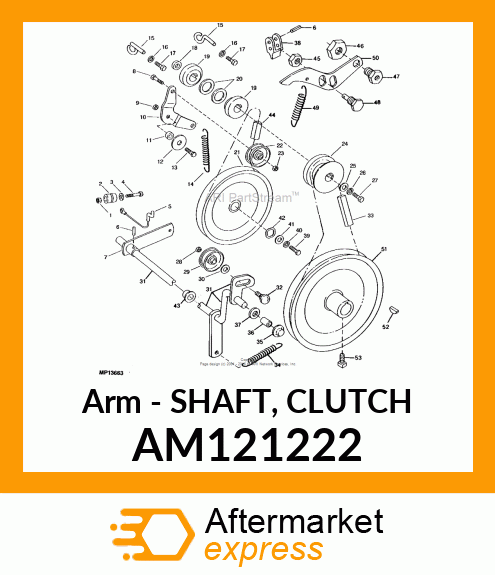 Arm - SHAFT, CLUTCH AM121222