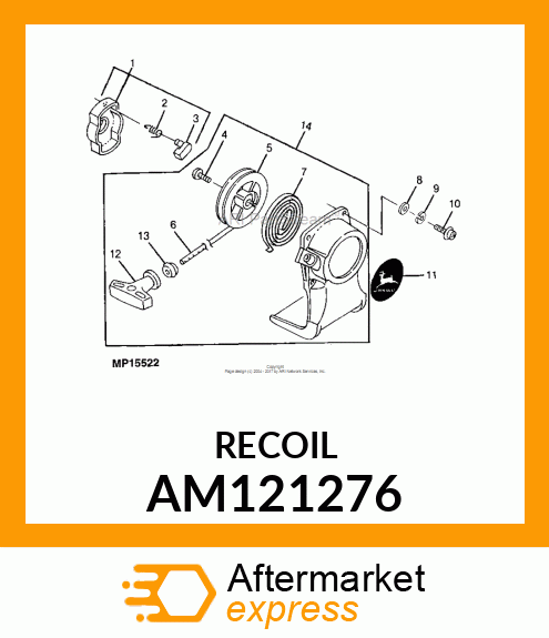 Starter Motor - STARTER ASSY AM121276