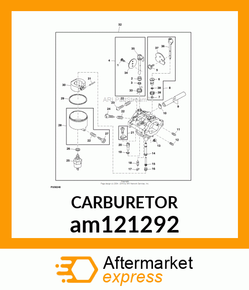 CARBURETOR am121292