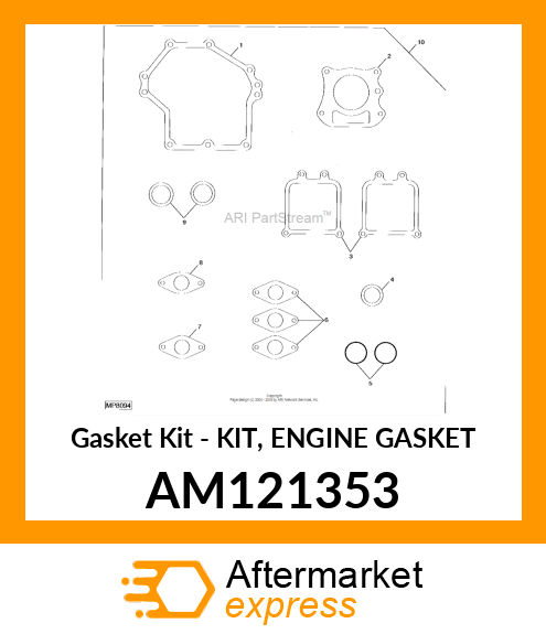 Kit Engine Gasket AM121353